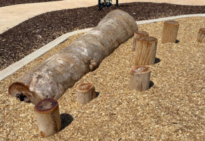 Playground logs and steppers gallery
