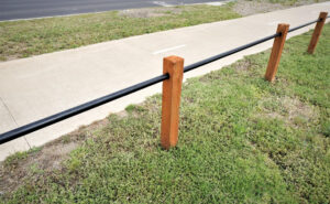 Timber bollards gallery
