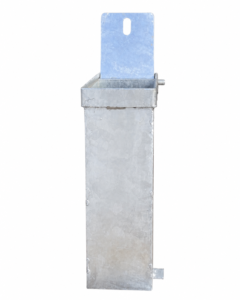 Galvanised inground removable bollard sleeve
