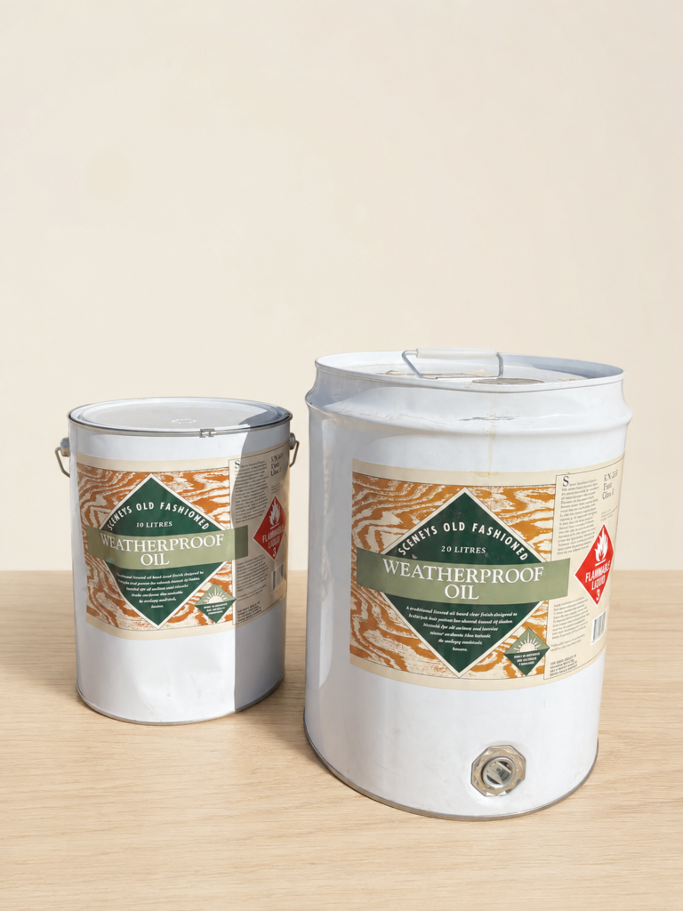 Sceneys Old Fashioned Weatherproof Oil in 10L and 20L