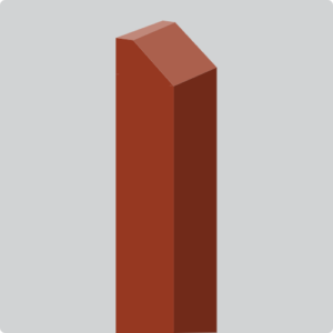 Splay top bollard
